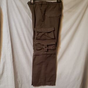 Kids' Casual Olive Cargo Pants